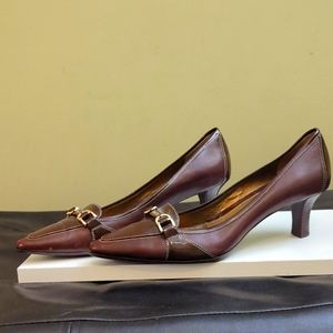 Circa Joan And David Brown Heels - size 8.5